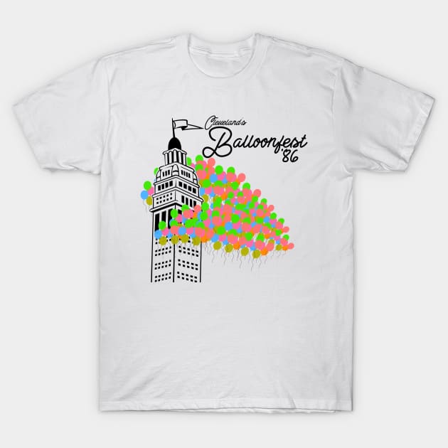 Cleveland Balloonfest '86 T-Shirt by mbloomstine